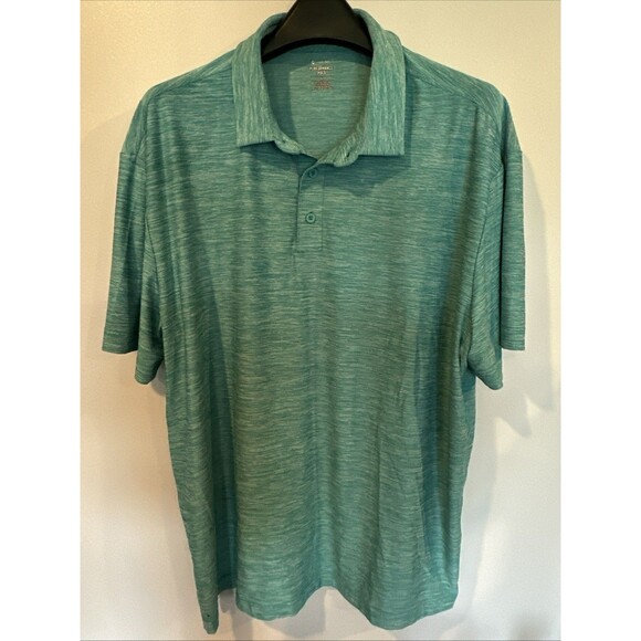 Member's Mark Performance Polo Shirt Blushed Green Short Sleeve Size XL - Picture 1 of 3